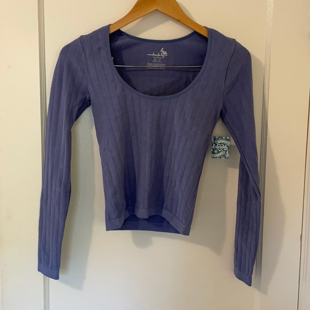 Free People Blue Long Sleeve